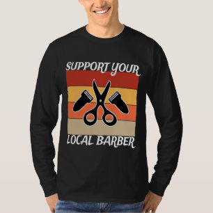 Camiseta Apoie Seu Barbeiro Local
