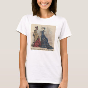 Camiseta Apoie seu grupo local da menina