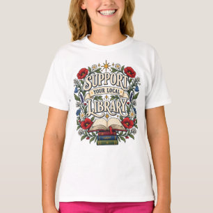 Camiseta Apoie sua biblioteca local