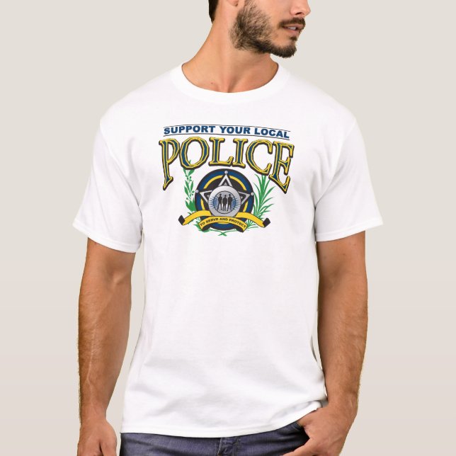 Camiseta Apoie sua polícia local (Frente)