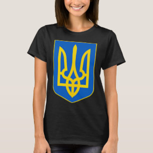 Camiseta Apoie Ucrânia Bandeira da Ucrânia - Exército da Uc