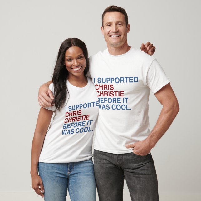 Camiseta APOIEI CHRIS CHRISTIE ANTES QUE FOSSE LEGAL.png (Unissex)
