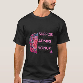 Camiseta Apoiem Os Combatentes Admire Os Sobreviventes Honr