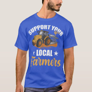 Camiseta Apoiem Os Seus Agricultores Locais - Fazendeiros D
