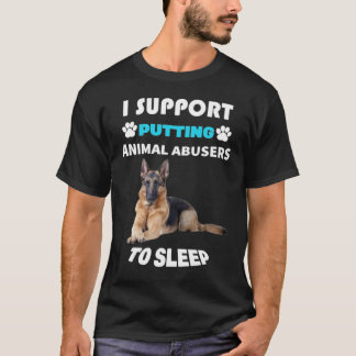 CAMISETA APOIO A COLOCAR ABUSOS ANIMAIS PARA DORMIR