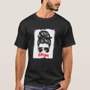 Camiseta Apoio à Conscientização do Autismo Feminino Cabelo