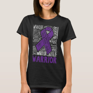 Camiseta Apoio à Família do Guerreiro Epilepsy Friso Roxo