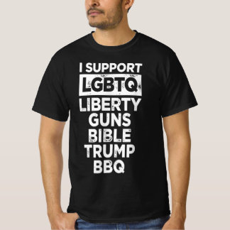 Camiseta Apoio a liberdade LGBTQ| Engraçado no CHURRASCO