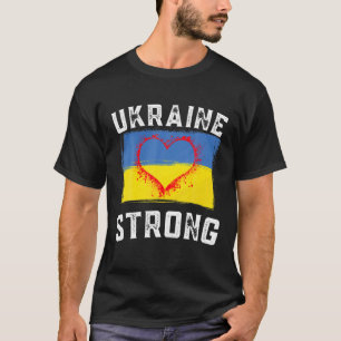 Camiseta Apoio A Rezação Forte Da Ucrânia Para Que A Ban