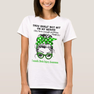 Camiseta Apoio à Sensibilização para Danos Cerebrais Traumá