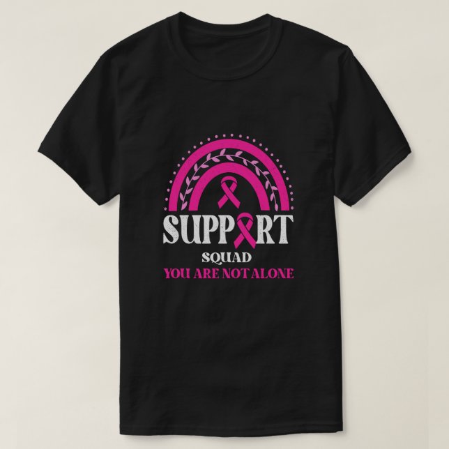 Camiseta Apoio à sensibilização para o Cancer de mama em es (Frente do Design)