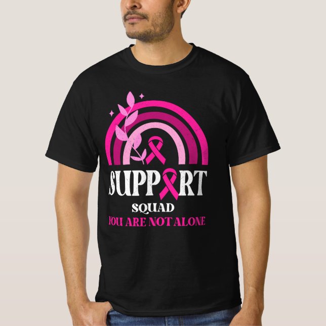 Camiseta Apoio à sensibilização para o Cancer de mama em es (Frente)