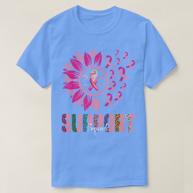 Camiseta Apoio à sensibilização para o Cancer de mama em es (Frente do Design)