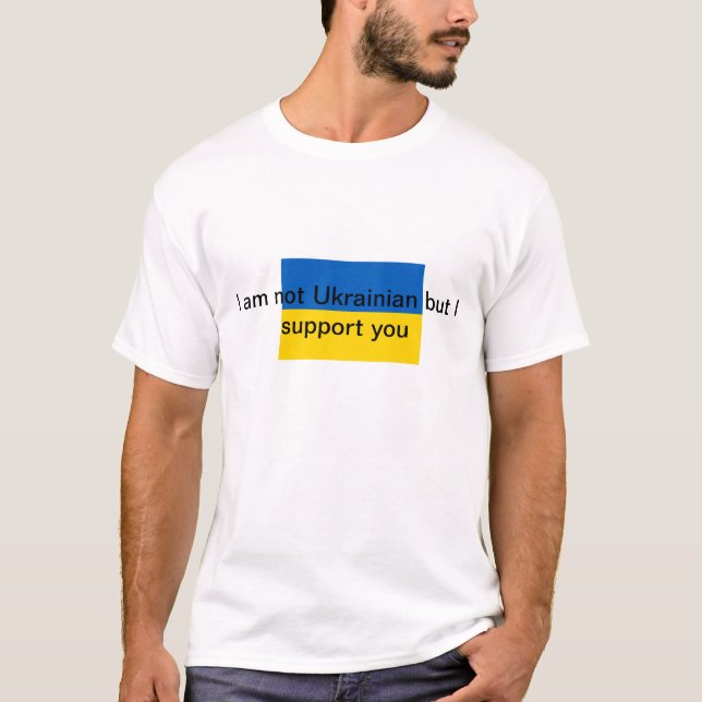 Camiseta Apoio a Ucrânia (Frente)