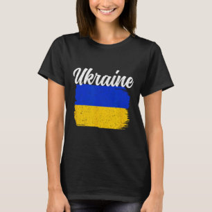 Camiseta Apoio à Ucrânia Bandeira da Ucrânia Liberdade Soli
