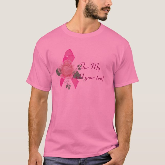 Camiseta Apoio ao cancer de mama (Frente)