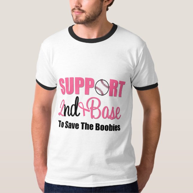 Camiseta Apoio ao Câncer de Mama 2ª Base (Frente)
