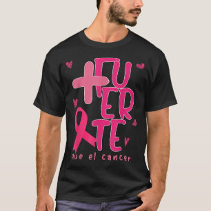 Camiseta Apoio ao cancer de mama Bonito, Espanol, Presente,
