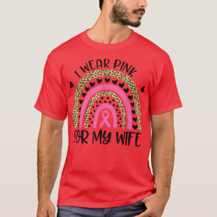 Camiseta Apoio ao cancer de mama Eu Vestir Rosa Para Minha