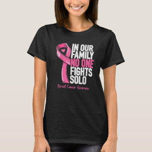 Camiseta Apoio ao cancer de mama Família Mulheres Cancer