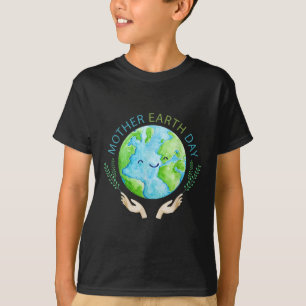 Camiseta Apoio ao Dia da Mãe Terra para Proteção Ambiental