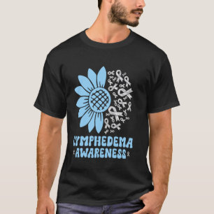 Camiseta Apoio ao Girassol da Conscientização sobre Linfede