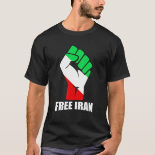 Camiseta Apoio ao Irã I Stand com Irã Bandeira Iraniana Fre