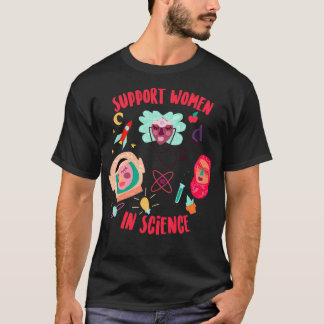 Camiseta Apoio às mulheres na ciência