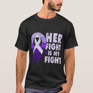 Camiseta Apoio às vítimas de violência doméstica, roxo r