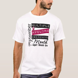 Camiseta Apoio do mês da consciência do mieloma múltiplo