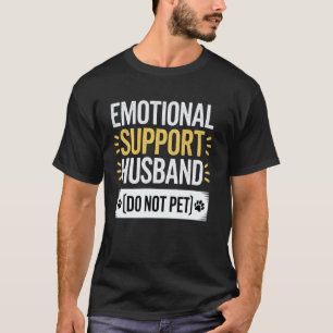 Camiseta Apoio Emocional à Arte de Frase Engraçada Do Marid