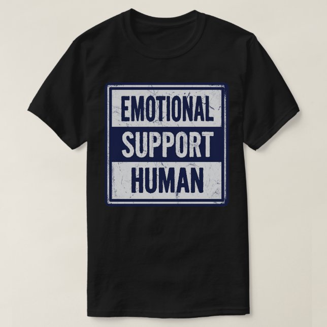 Camiseta Apoio emocional humano (Frente do Design)
