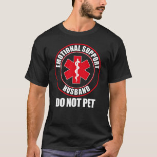 Camiseta Apoio Emocional Marido Não Põe Marido Engraçado