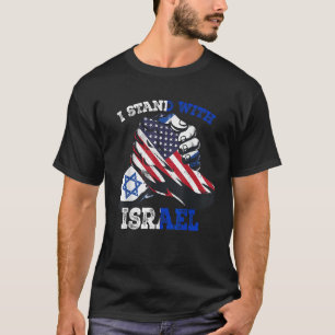 Camiseta Apoio Eu Fico com a Herança Judaica de Israel