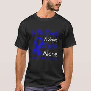 Camiseta Apoio Familiar Blue Ribbon Juvenile Artrite Awar