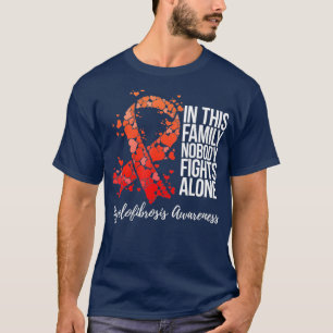 Camiseta Apoio Familiar Sensibilização para a mielofibros