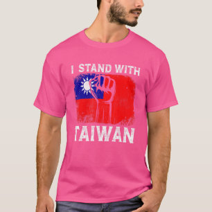 Camiseta Apoio I Stand Com Taiwan Free Taiwan Taiwan