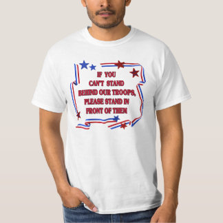 Camiseta Apoio patriótico nosso t-shirt das tropas
