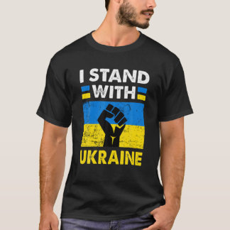 Camiseta Apoio Que Eu Defendo A Ucrânia E O Fl Ucraniano Am