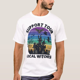 Camiseta Apoio Tour Bruxas Locais Casa Assombrada Halloween