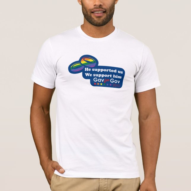 Camiseta Apoiou-nos, nós apoia-o (Frente)