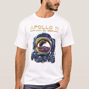 Camiseta Apollo 11 Design do Astronauta Espacial da NASA