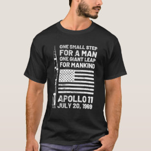 Camiseta Apollo 11 Lua Aterrissando 1969 Saturn V Rocket Sp