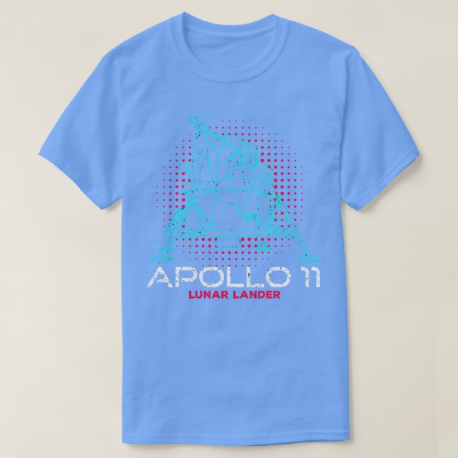 Camiseta Apollo 11 Lua Lander 1 (Frente do Design)