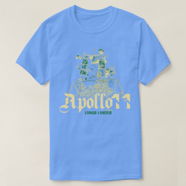 Camiseta Apollo 11 Moon Lander (Frente do Design)