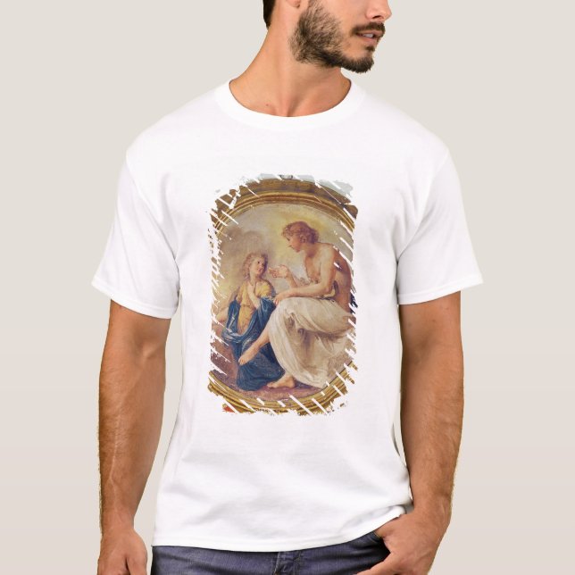 Camiseta Apollo e Phaethon, c.1634 (fresco) (Frente)