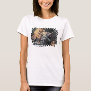 Camiseta Apollo que acaricia a ninfa Leucothea (óleo no