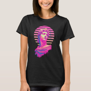 Camiseta Apolo Vaporwave Estética Deus Grego Retrowave Gráf