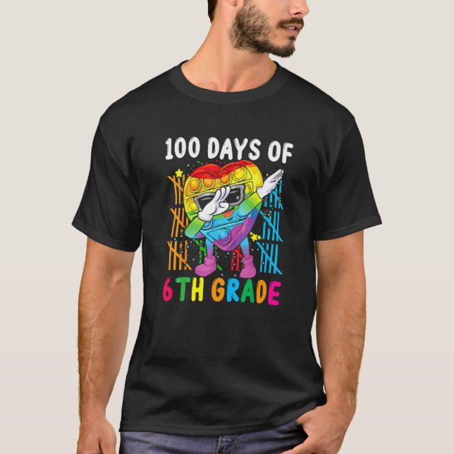 Camiseta Apontar o meu caminho através de 100 dias de crian (Frente)