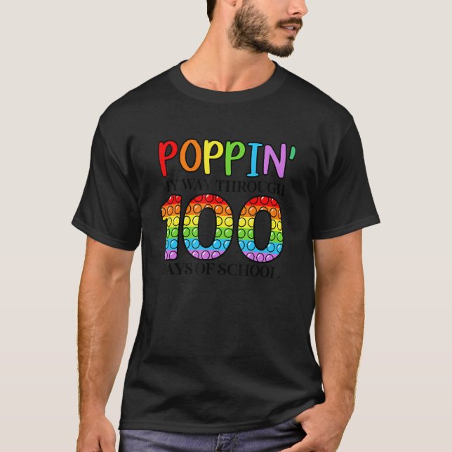 Camiseta Apontar o meu caminho através de 100 dias de escol (Frente)